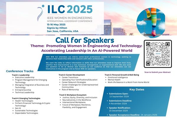 IEEE WIE International Leadership Conference 2025 Call for Speakers