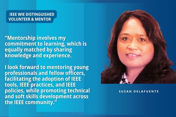 Susan Delafuente - Distinguished Volunteer and Mentor