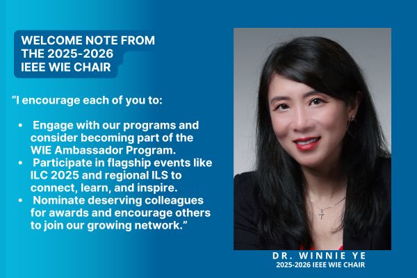 Winnie Ye - Chair's Message